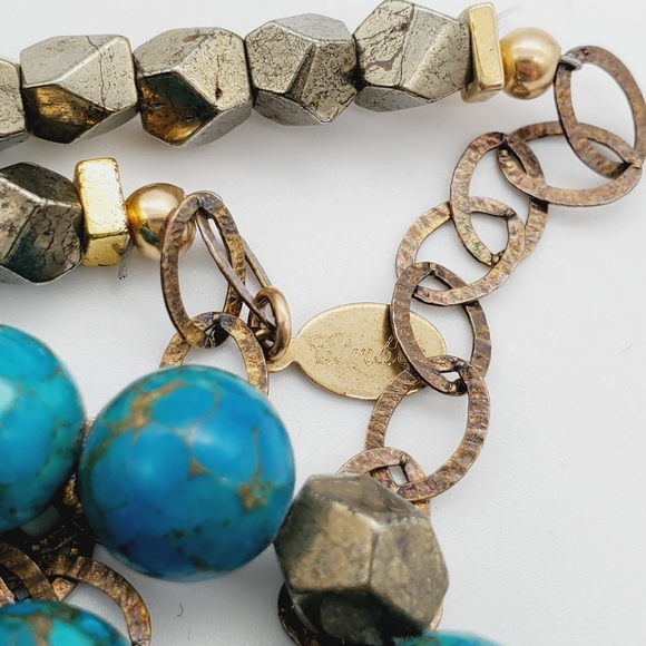 Beautiful copper turquoise necklace - Picture 5 of 5